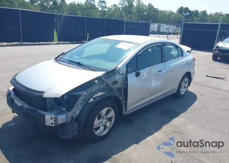 2013 Honda Civic Lx from USA, damaged, VIN 2HGFB2F50DH558680